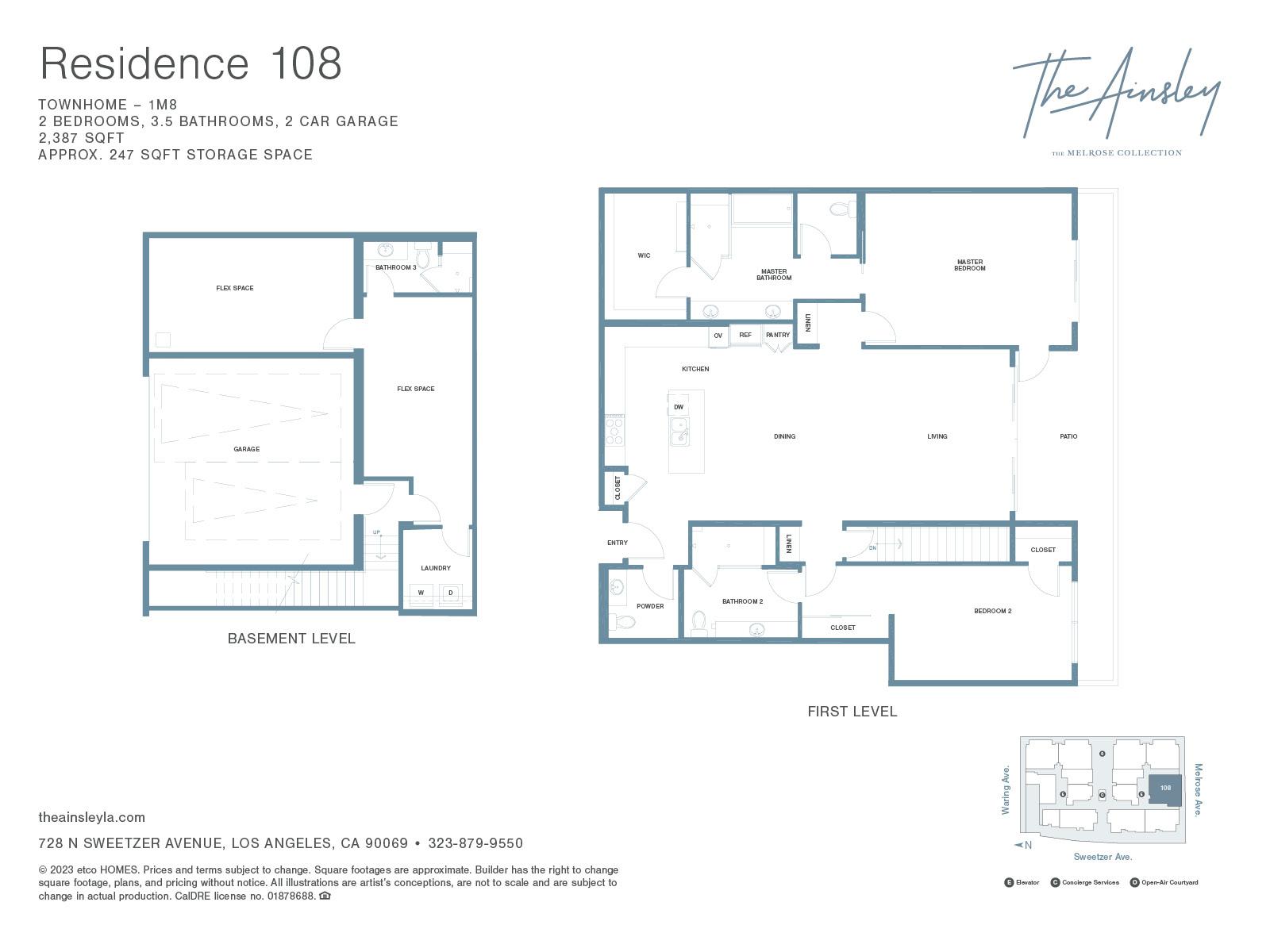 THE AINSLEY - RESIDENCE 108