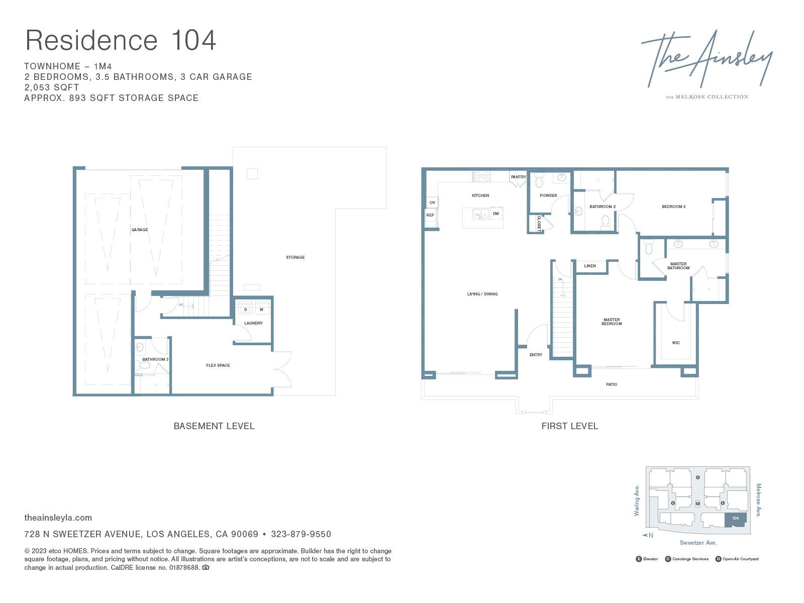 THE AINSLEY - RESIDENCE 104