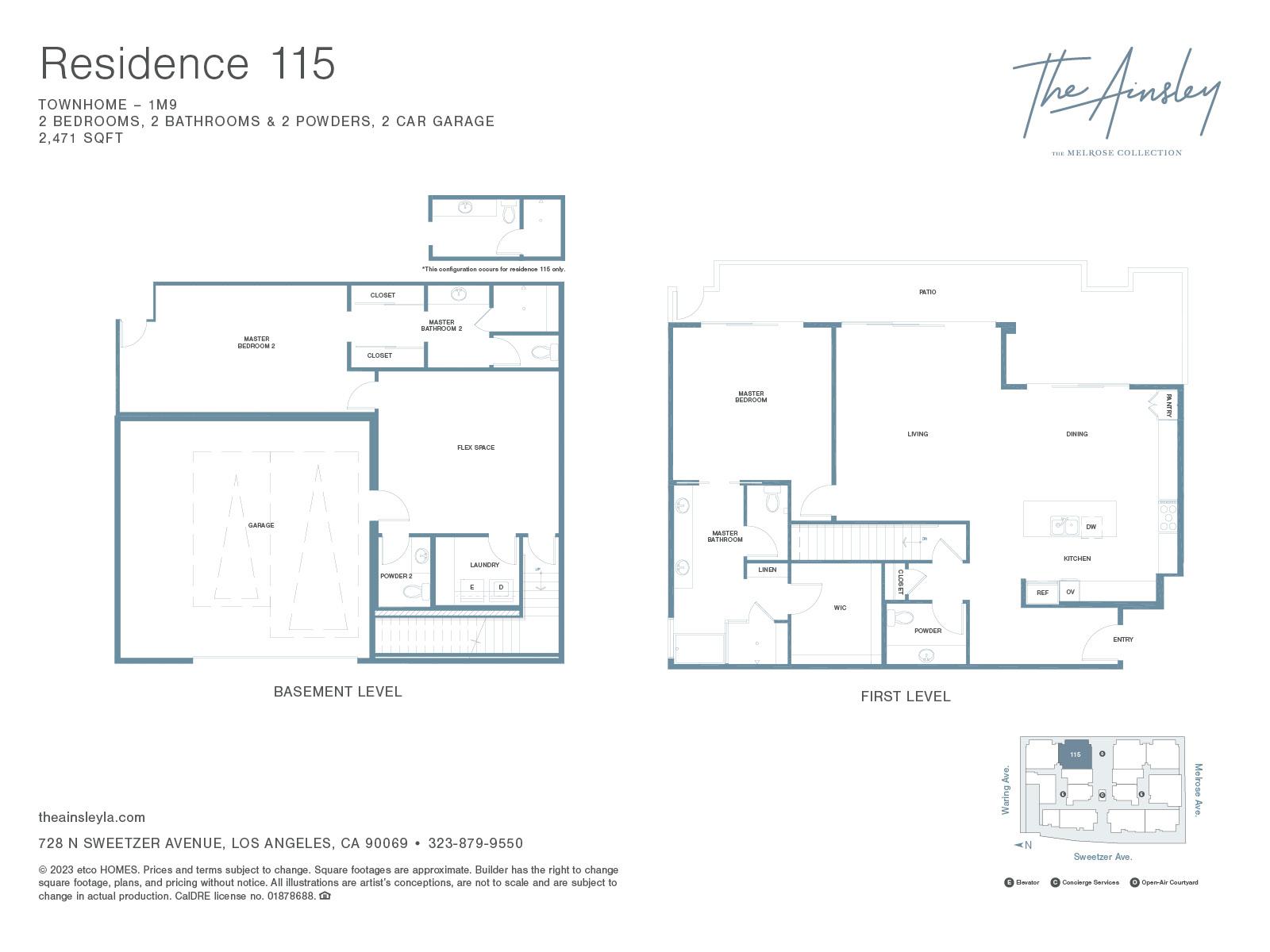 THE AINSLEY - RESIDENCE 115