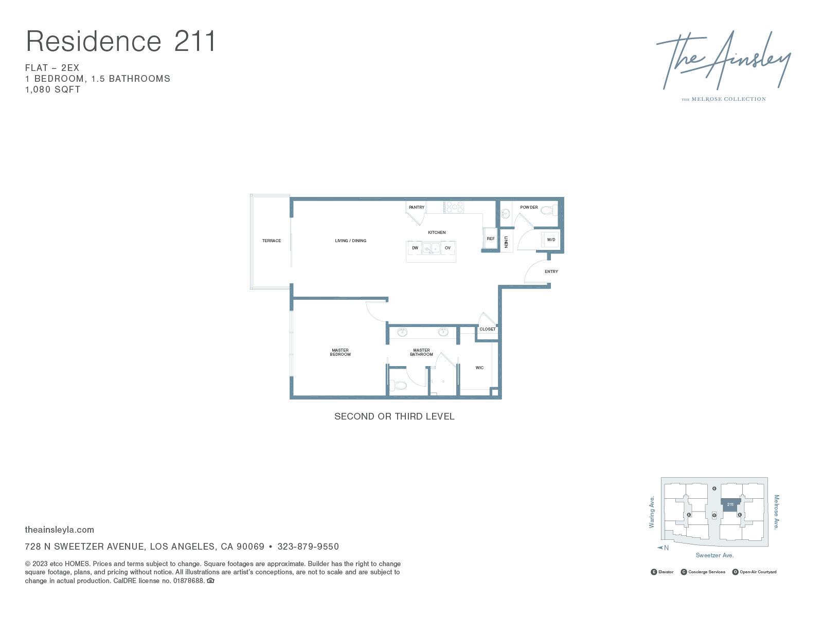 THE AINSLEY - RESIDENCE 211