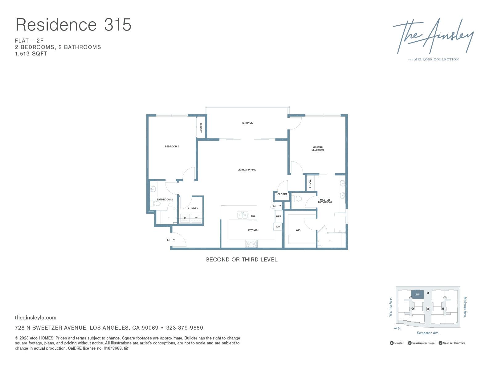 THE AINSLEY - RESIDENCE 315